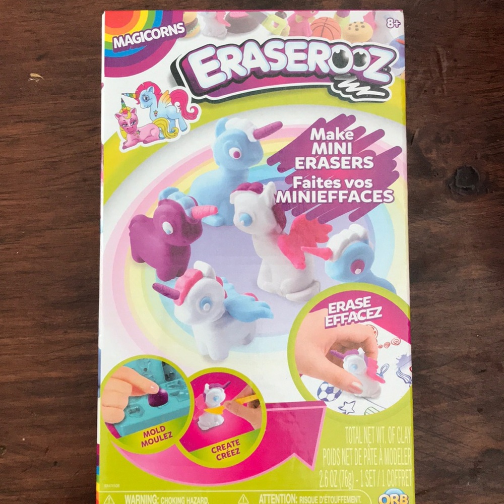 Magicorns eraserooz unicorn! NWT